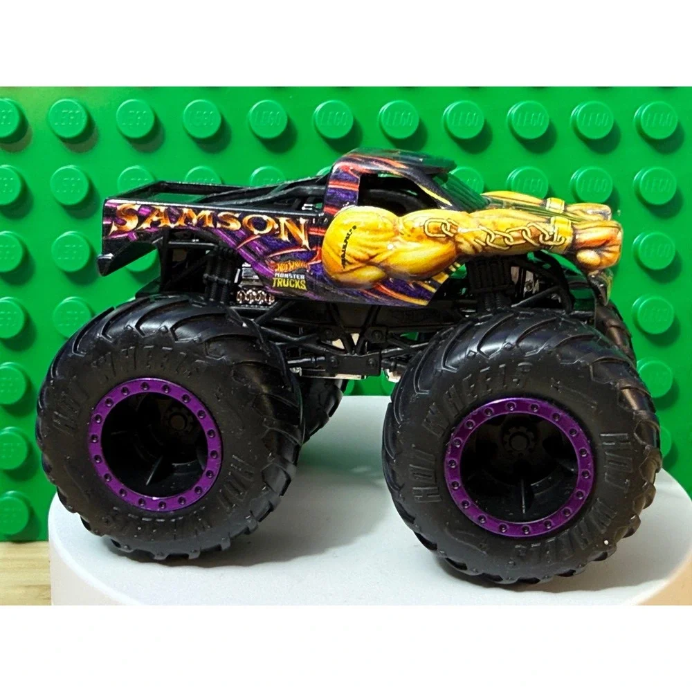 Hot Wheels Monster Trucks Samson 1:64 Scale Die-Cast Purple Black Patrick Logo